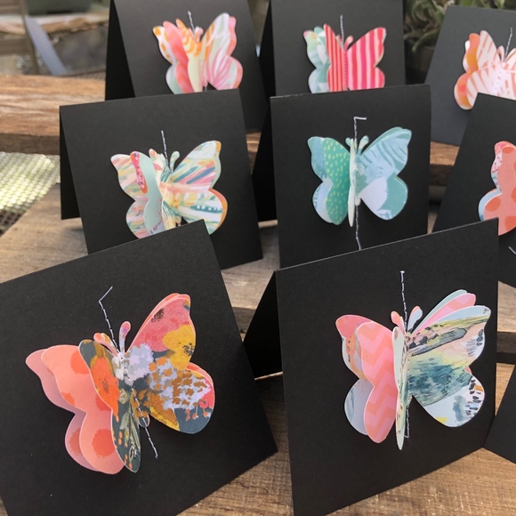 Mini Blank Note Cards-Paradise Crush Color Scheme - Picture 6 of 8